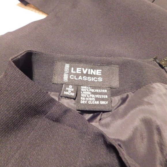 LEVIN CLASSICS by Larry Levine sharp 2 pc business suit sz 8 looks as new - Picture 5 of 7